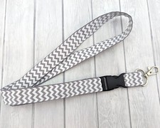 Lanyard for Keys Lanyard ID Badge Holder Chevron Key Chain Stocking stuffer