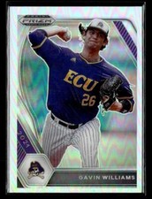 2021 Panini Prizm Draft Picks #PDP23 Gavin Williams Silver Prizm card