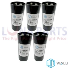 Pack of 5 - VIALU - 59-71 uf/MFD 220-250 VAC Round Start Capacitor 50/60 Hz