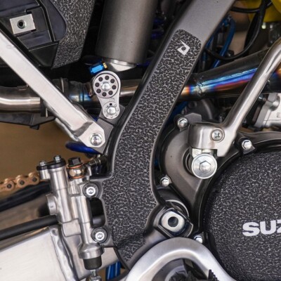 Black Frame Guards For 1996-2000 Suzuki RM250 Grip Tape Protectors RM 250