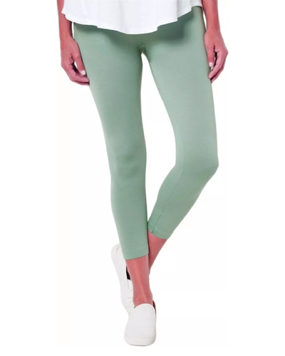 Women's Ladies Cropped 3/4 Leggings Active Capri Length Stretchy Pants Size 6-24 - Picture 16 of 27