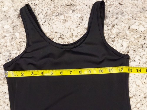 Weissman Mädchen schwarzes Trikot mit Rock Größe LC - Bild 5 von 9