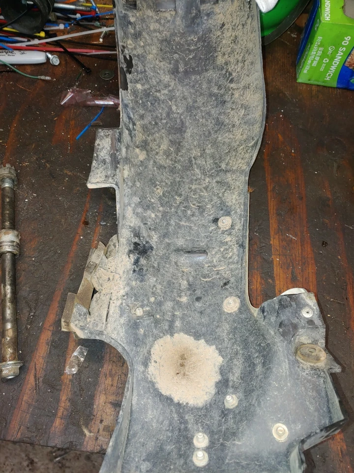 1980 Honda XL100S  rear inner fender - Image 2 of 4