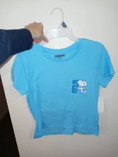 Snoopy Womens Kindness Cartoon Graphic T-Shirt Size XS (1) Tee NEW