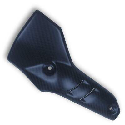 100% Carbon Auspuff Hitzeschild Frontteil KTM Duke 990 2024 + Twill Satin
