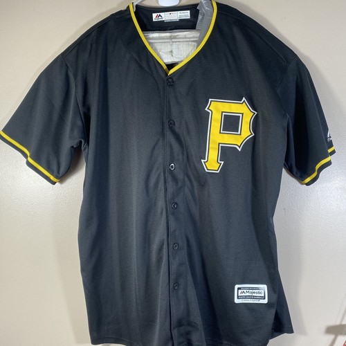 Majestic Pittsburgh Pirates Colin Moran #19 Coolbase Mens XXL Navy Jersey MLB