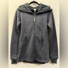 NWT Women's Bench Fleece Lined Athletic Jacket in Gray - S