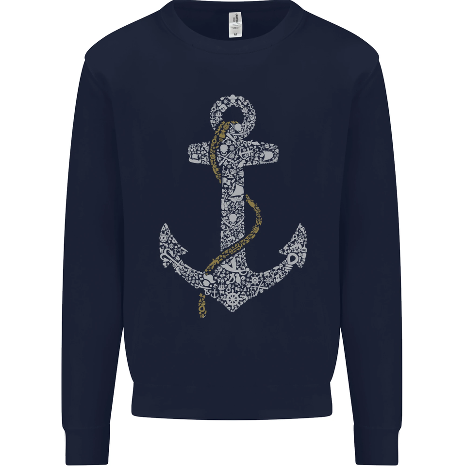 Sailing Anchor Sailor Boat Captain Ship Kids Sweatshirt Jumper eBay