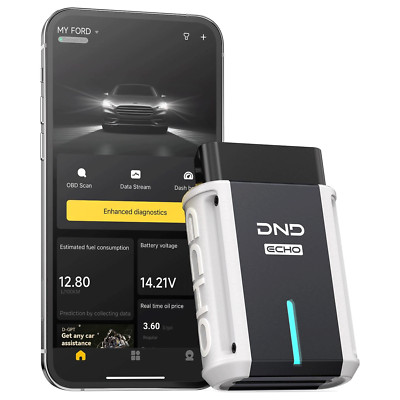 DND ECHO Bluetooth KFZ OBD2 Diagnosegerät Auto Scanner ALLE SYSTEM TPMS ABS SAS