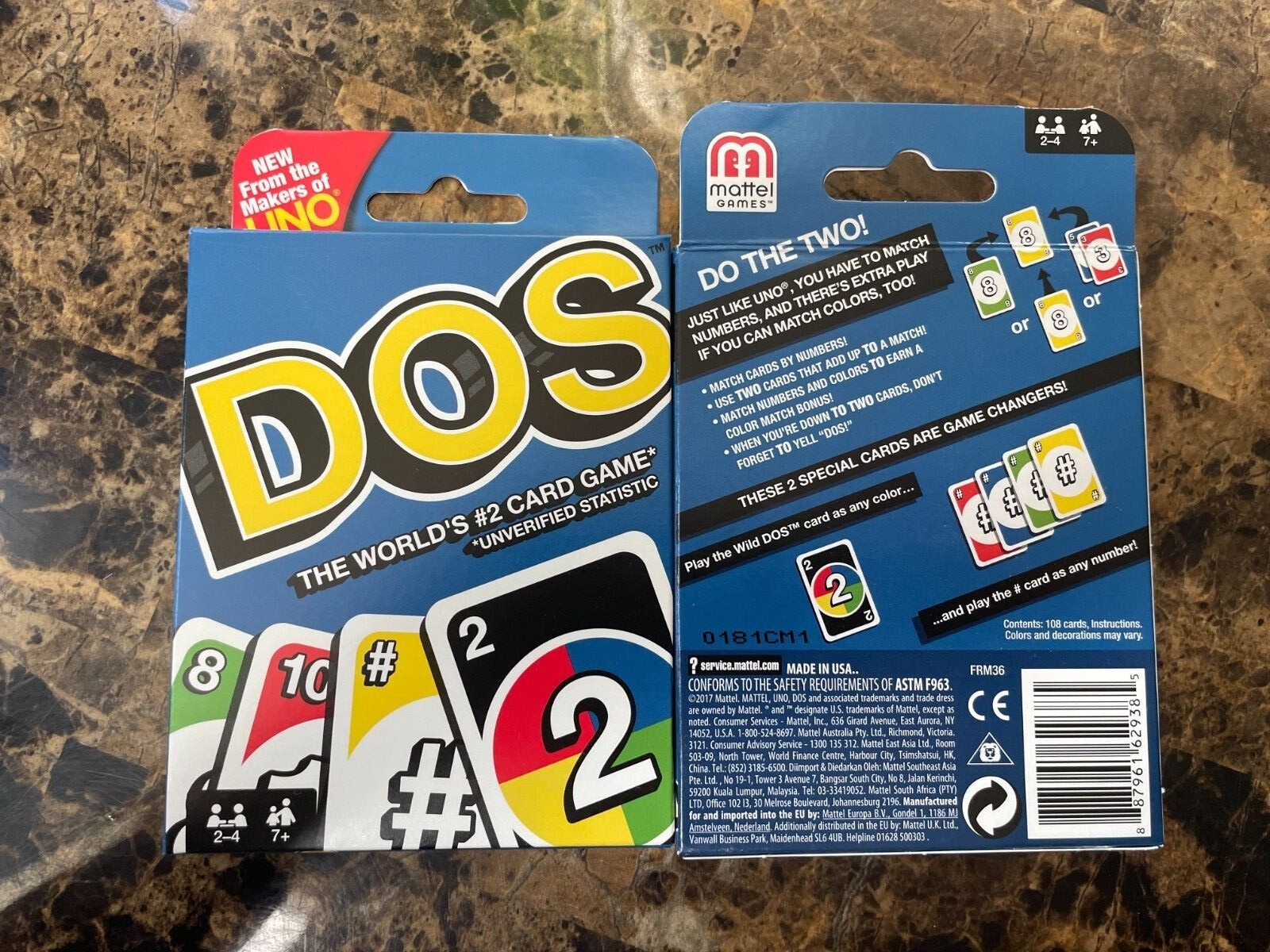 SET OF 2 PACKS UNO DOS Playing Card NEW | eBay