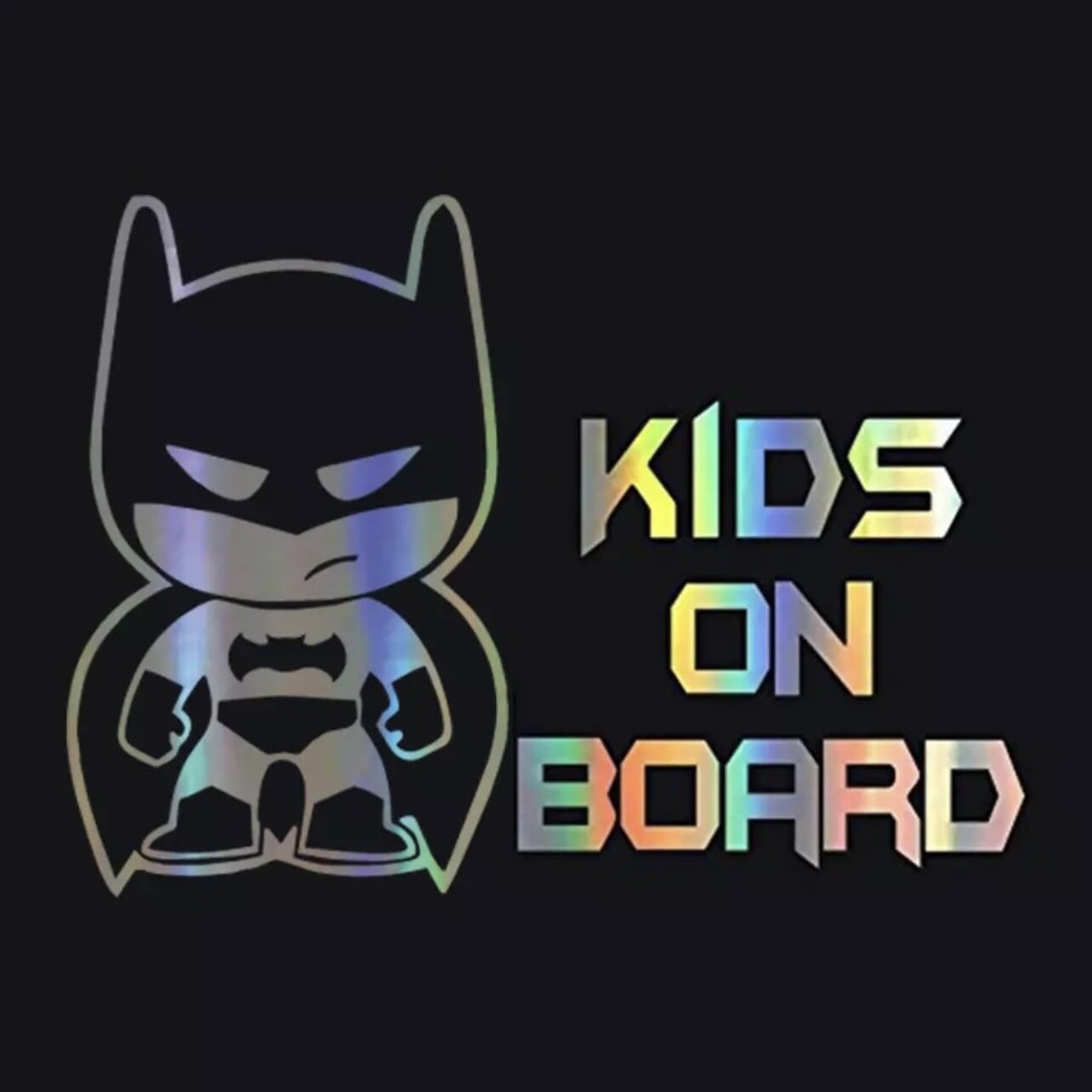 Batman Kids on Board Car Decal Sticker Kids Baby on Board Marvel