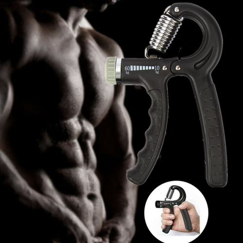 Hand Grip Strength Power Trainer Gripper Strengthener Adjustable Gym Exerciser - Picture 2 of 12