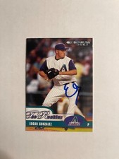 Arizona Diamondbacks EDGAR GONZALEZ Signed Card