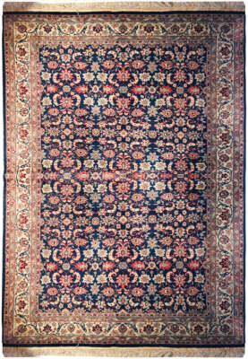 6x10' Pre Owned Traditional Tabreez Rug Herati Mahi #F-5766