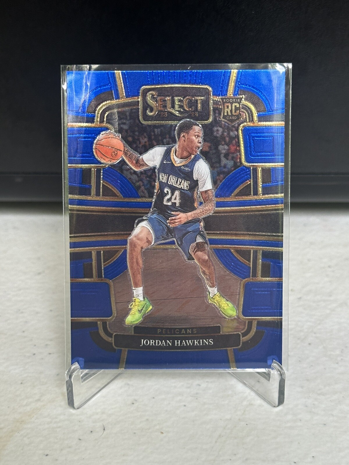 2023-24 Panini Select - Concourse Blue #72 Jordan Hawkins (RC)