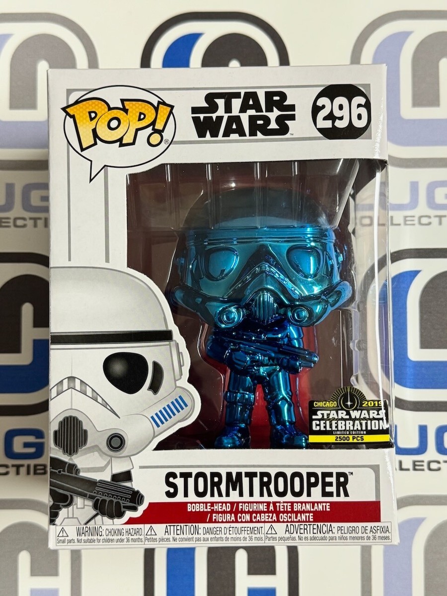 Funko POP! Stormtrooper Blue Chrome Star Wars Celebration 2019