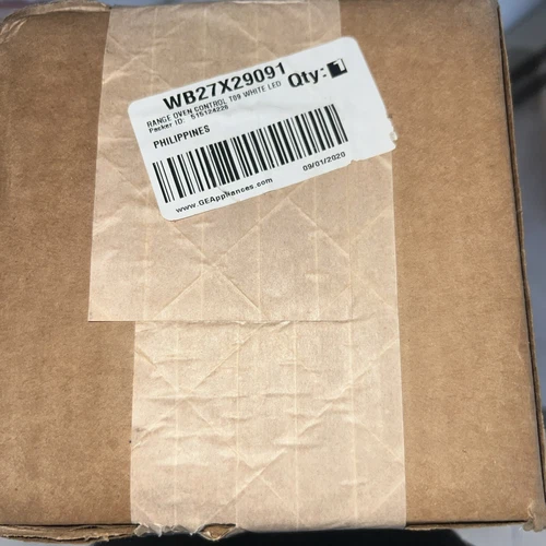 GE Oven WB27X29091 164D8450G173 Control Board  - White Overlay