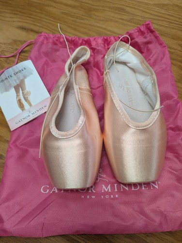 Gaynor Minden Pointe Shoes 8.5N/3-211-21Classic Pink Bag NWT Ballet Made in USA
