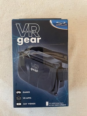 SOLARAY VR portable Virtual Reality Gear compatible w/ iOS Android Smartphones