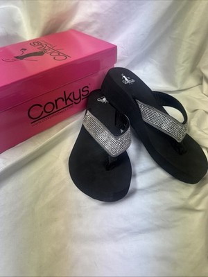 Corkys Vibrant Dlip Flops Size 9