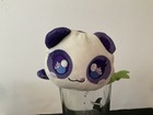 APHMAU MeeMeows Panda Cat  6” Plush Purple w Tiny Flowers In Eyes — photo 1