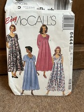 Vintage 90s McCall’s 6444 Maternity Jumpsuit / Dress Sewing pattern 10-14