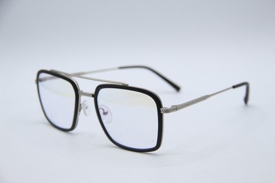 NEW MARVEL BLACK GUNMETAL AUTHENTIC DESIGNER EYEGLASSES 55-21