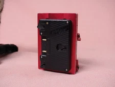 Zacuto Gold Mount Battery Plate Z-RP3 Red Plate and Z-DM3 15mm Rod Mount