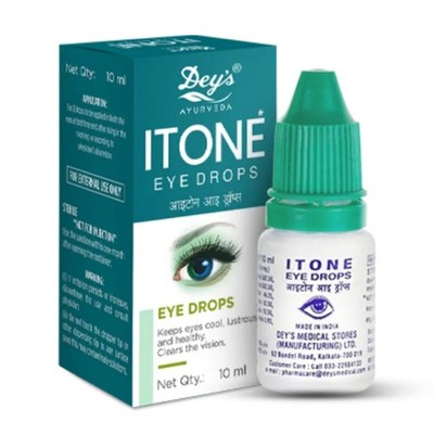 ITONE Eye Drops 10ml each Herbal Ayurvedic Eye Wellness EXP-09/2028