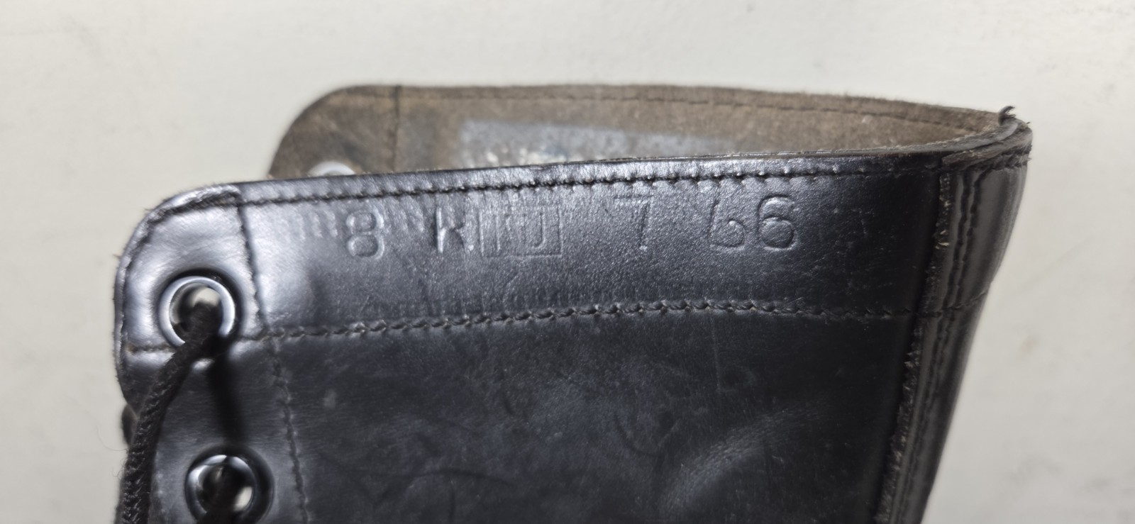 Vintage PANCO Vietnam War Era Military Boots Mens 8R Dated 1960s 1966 BILTRITE