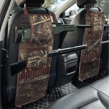 2PCS Truck Gun Rack, Foldable Car Seat Back Gun Holder, Camo Rifle Holder Adj...