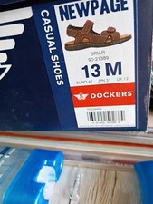 MENS DOCKERS NEW PAGE BRIAR 13M SANDALS BRAND NEW IN BOX FREE SHIPPING