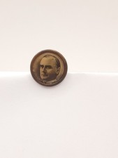 Vintage Antique President William Mckinley Brass Button Cufflink Rare? Campaign