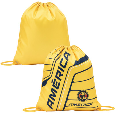 New Rhinox Club America Cinch Sack Bag Yellow Blue 100% Polyester Official 17x13
