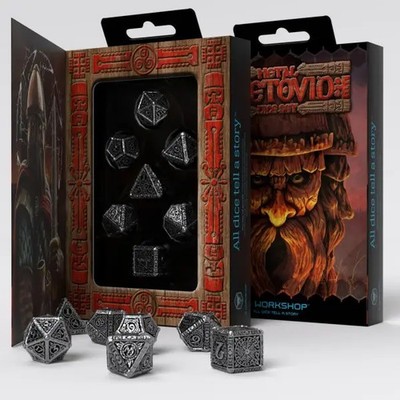 Metal Svetovid Dice Set (7) (2021) | QWOMSV35 | Q-Workshop | EAN 5907699494309
