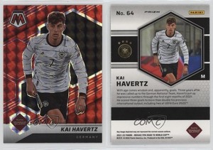 2021-22 Panini Mosaic FIFA Road to World Cup Red Mosaic Prizm Kai Havertz #64