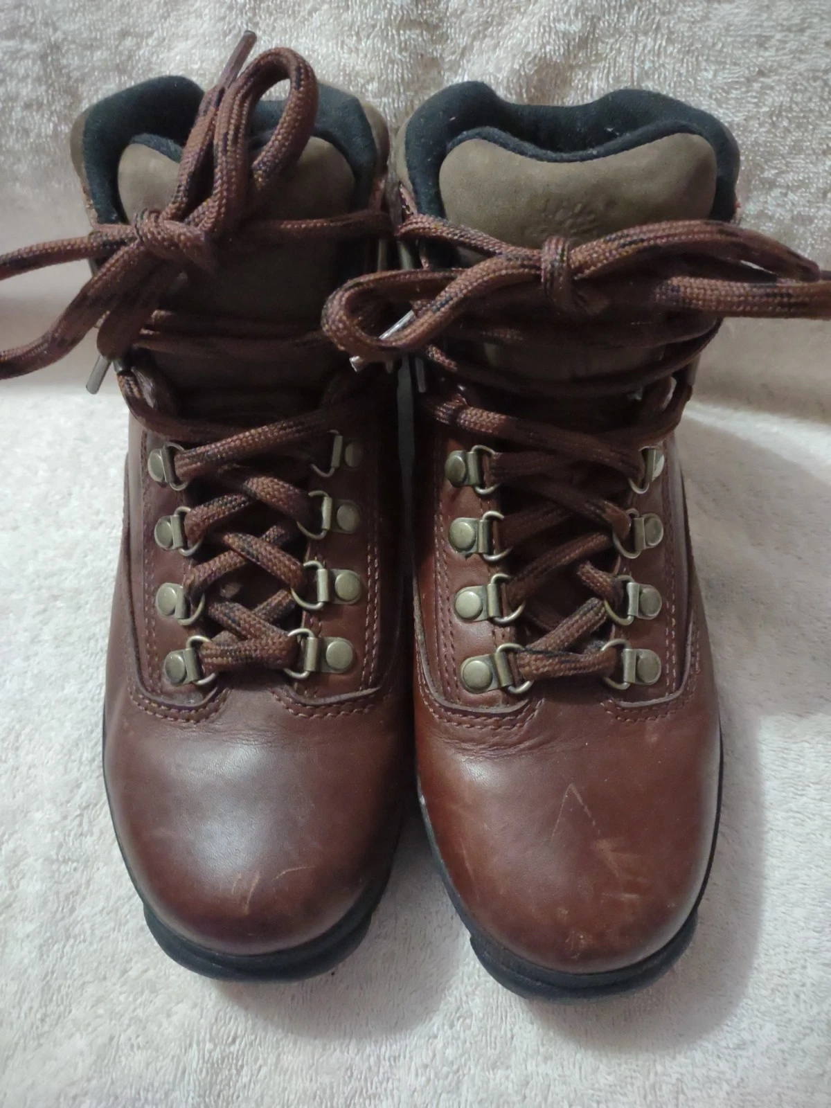 Stivali da esterno Timberland donna escursionista 95363 taglia 7 5 M in pelle.