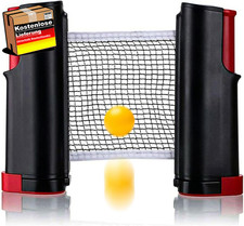 Ausziehbares Tischtennisnetz für alle Tische - Tragbar, stab