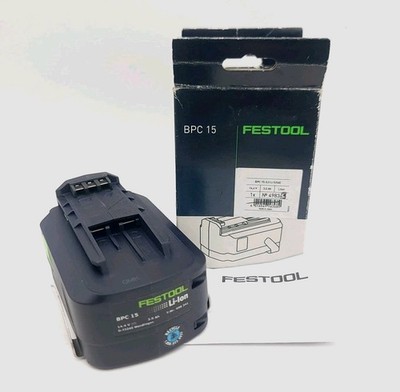 Genuine Festool BPC 15 Battery for C15 Quadrive T18 TSC55 T15 Ti 15  499849