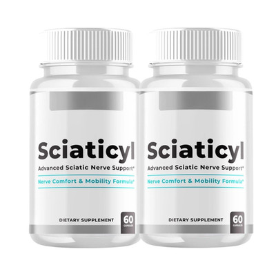 2-Pack Sciaticyl Capsules - Advanced Sciatic Nerve Support Formula -120 Capsules