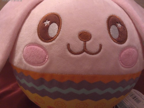 LILL BIGGIE BOUNCERZ PASQUA GONFIABILE PELUCHE GIALLO ROSA E VIOLA - Foto 3 di 6