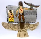 Vintage 1987 Hasbro GI Joe RAPTOR v1 3.75" Action Figure & File Card Complete
