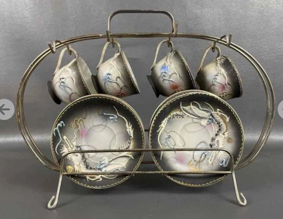 Dragon Tea Set In Collectible Japanese Teapots & Tea Sets (1900