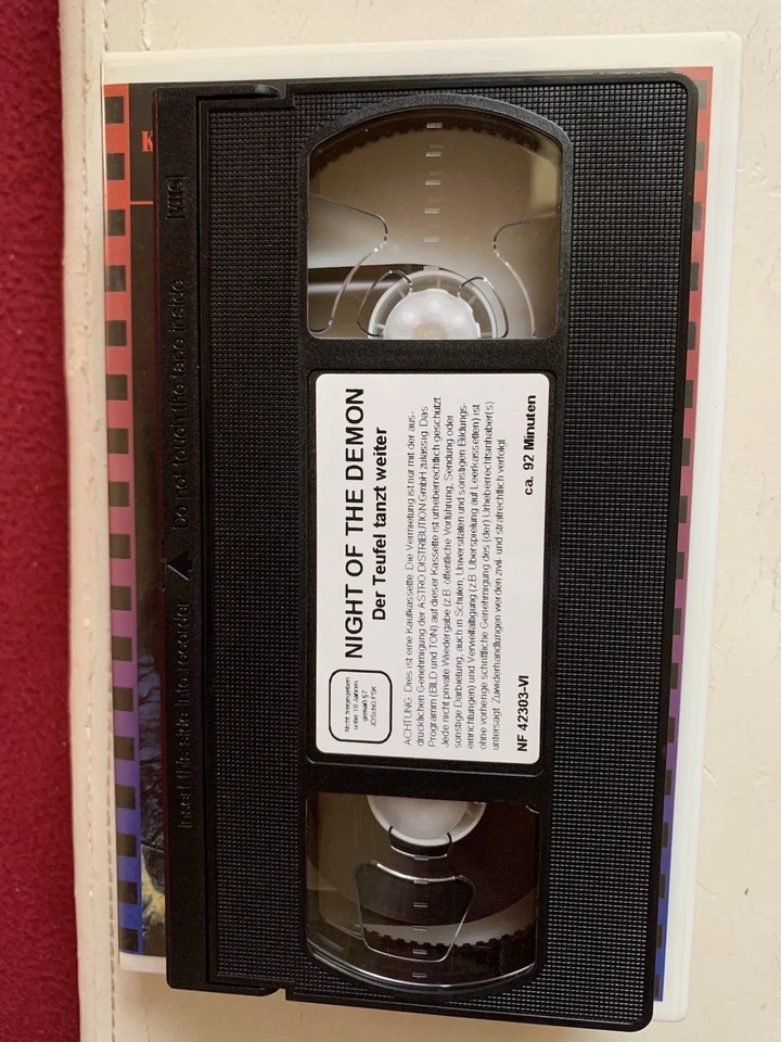 VHS DER TEUFEL TANZT WEITER - NIGHT OF THE DEMON ASTRO UNCUT HORROR KULT - Bild 4 von 4