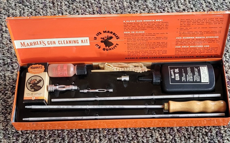 Marble's Gun Cleaning Kit Vintage GOOD CONDITION