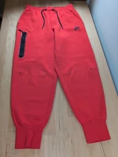 Nike Jogger Mens Medium Orange Sweatpants Casual Pockets