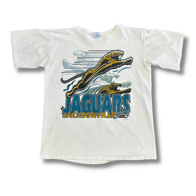 Reprint 1993 Jaguars Banned Logo Football T-Shirt short sleeve tee NH3509