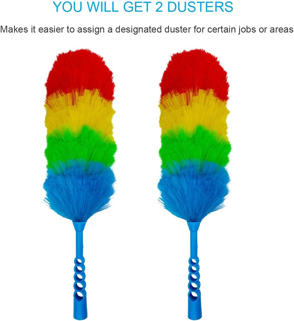 2 Pack Upgrade 19&rdquo; Static Duster Beandable and Washable - 