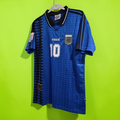 ARGENTINA Away 1994 - Football Soccer - MARADONA # 10 - XL (Run