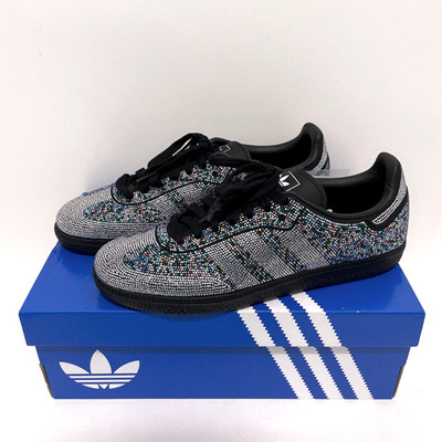 adidas Originals SAMBA OG KJ2510 Core Black / Silver Metallic Damen Gr.